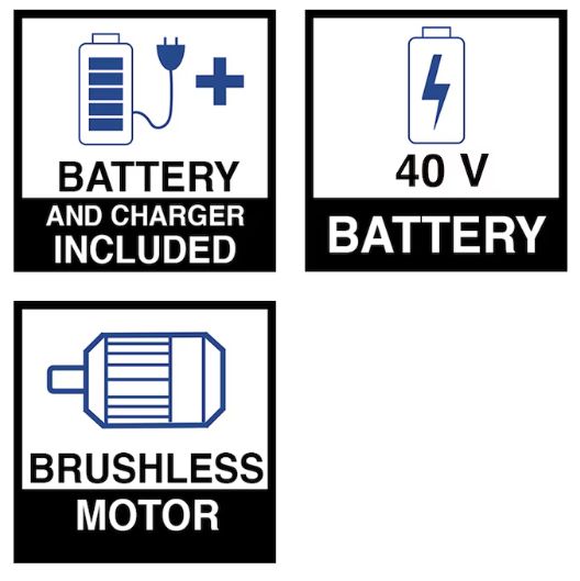 Kobalt 40-volt , ( 1 ) 4 Ah 19-in Push Battery Walk Mower