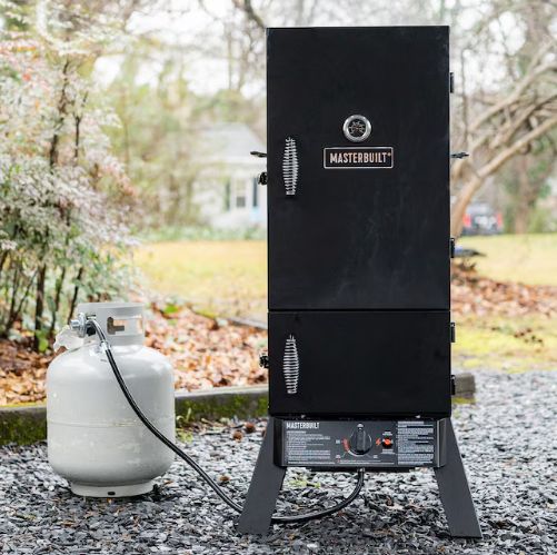Masterbuilt John McLemore Signature Series 730-Sq. in Black Gas Smoker