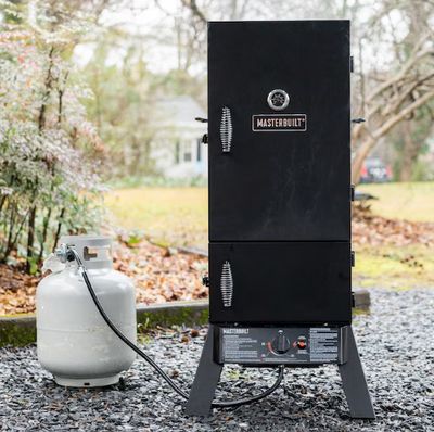 Masterbuilt John McLemore Signature Series 730-Sq. in Black Gas Smoker