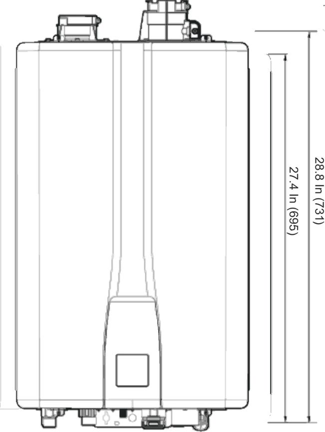 Navien NPE-240A2 199,000 BTU Condensing PremiumGas Tankless Water Heater