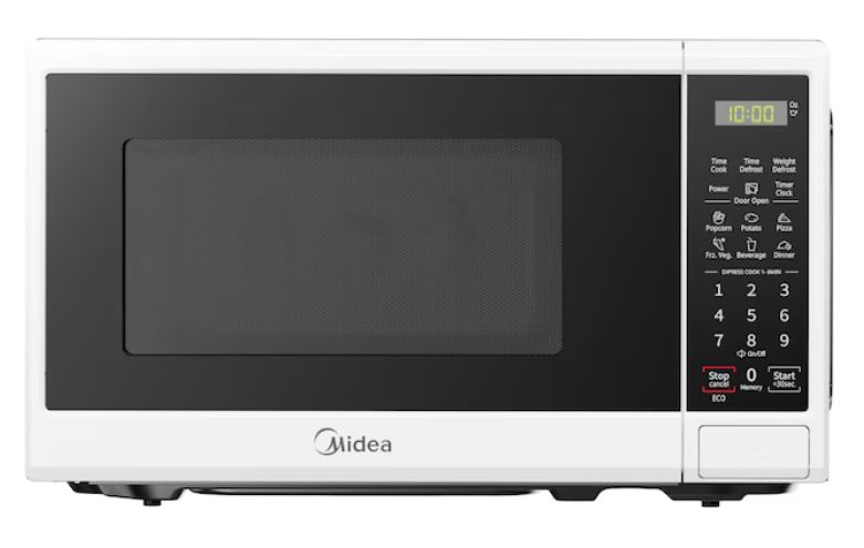 Midea 0.7-cu ft 700 -Watt Countertop Microwave ( White )