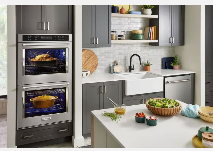 KitchenAid® 30" Double Wall Ovens with Air Fry Mode