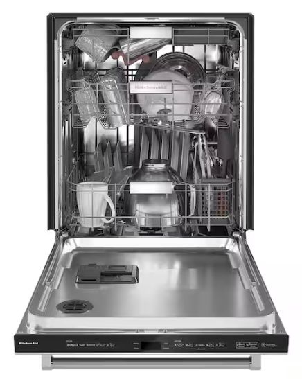 24 in. Built-In Tall Tub Dishwasher in PrintShield Stainless with Third Rack