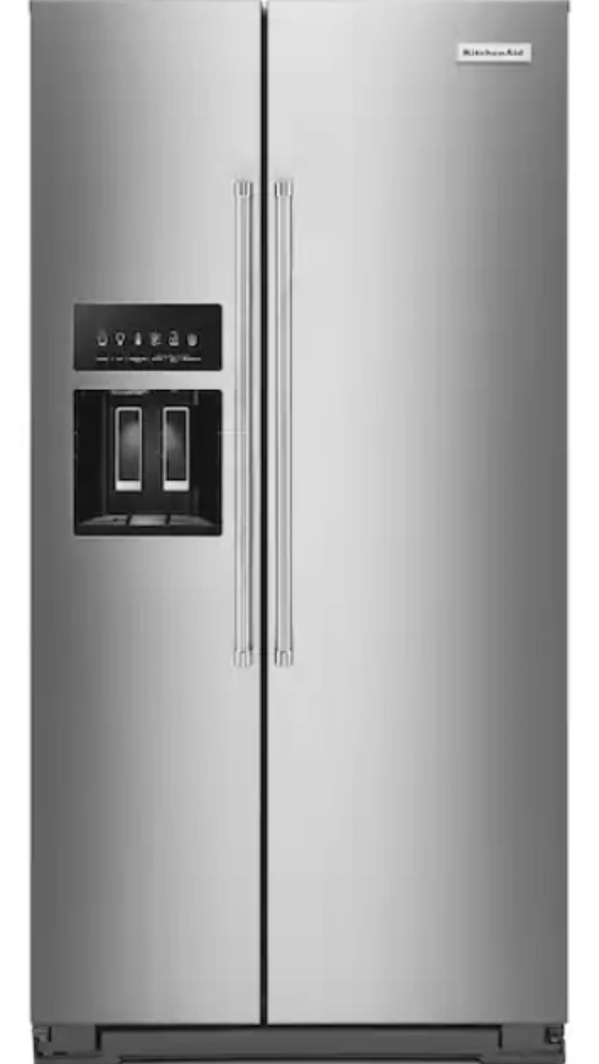 19.8 cu. ft. Side by Side Refrigerator in Stainless Steel with PrintShield Finish, Counter Depth