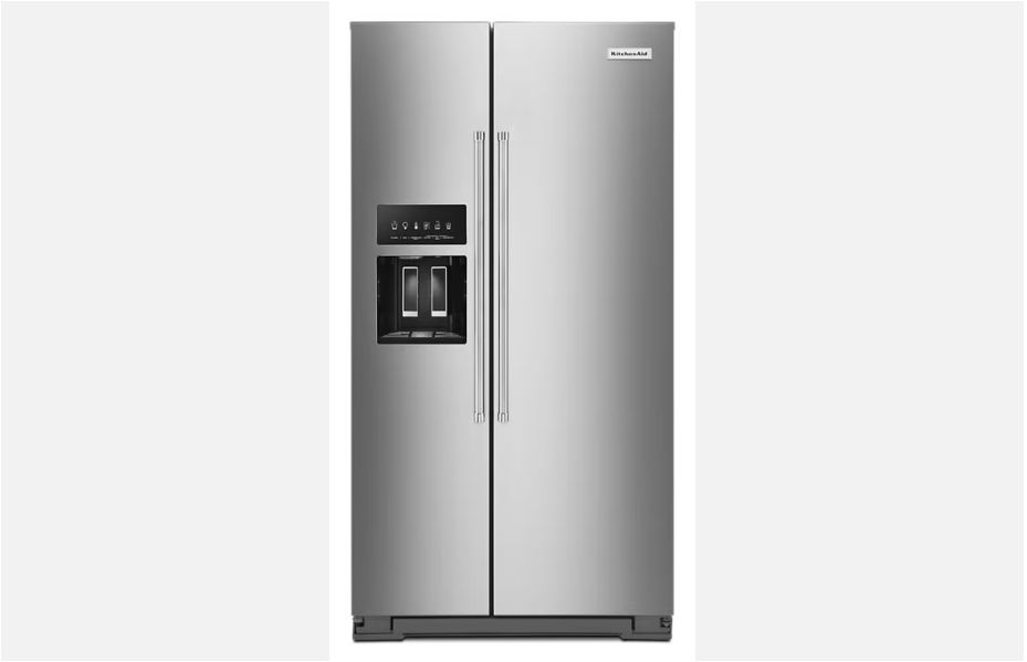 19.8 cu. ft. Side by Side Refrigerator in Stainless Steel with PrintShield Finish, Counter Depth