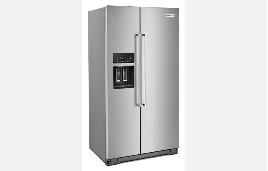 19.8 cu. ft. Side by Side Refrigerator in Stainless Steel with PrintShield Finish, Counter Depth
