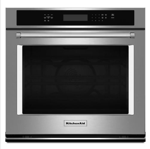 30 in. Single Electric Wall Oven Self-Cleaning with Convection in Stainless Steel