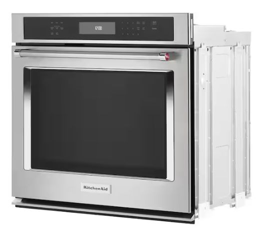 30 in. Single Electric Wall Oven Self-Cleaning with Convection in Stainless Steel