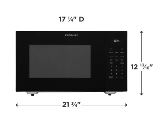Frigidaire 1.6 Cu. Ft. Built-In Microwave (Black)