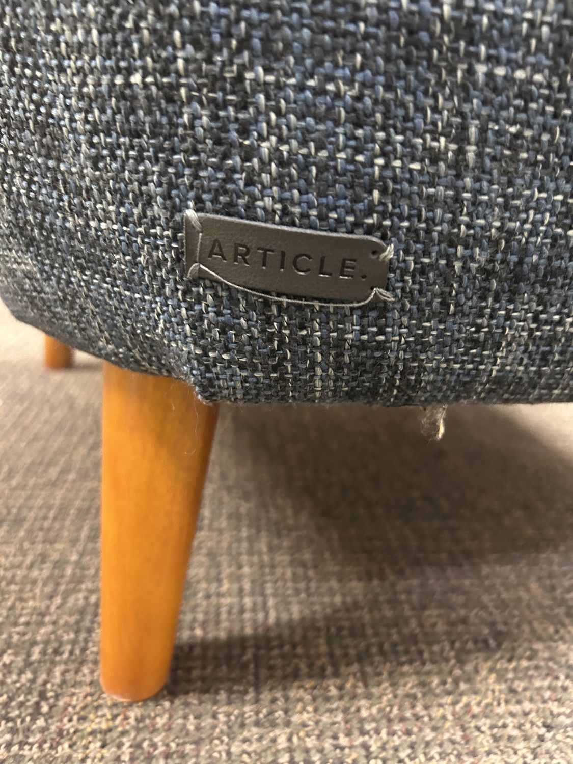 Mod 35" Lounge Chair - Blue Berry