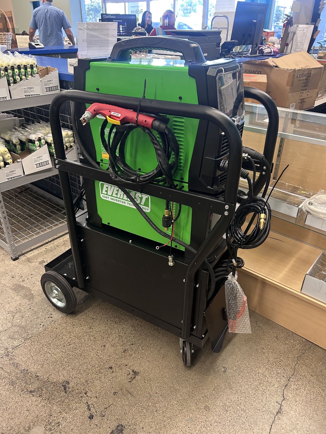 Everlast Typhoon 230 AC/DC TIG Cooler, Cart, Wireless Bundle