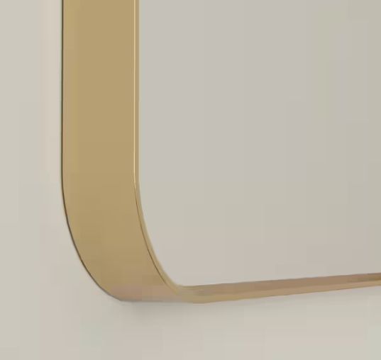 Bella 36"W x 36"H Square Aluminum Bathroom Vanity Mirror