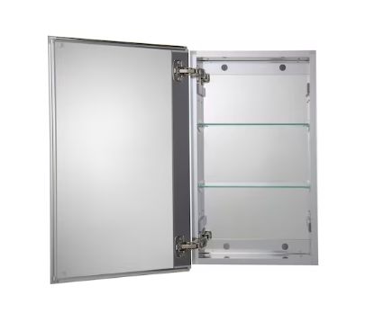 Croydex 15" x 25" Recessed Rectangle Medicine Cabinet