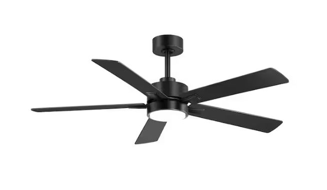 Breezary Propeller 52" Indoor Black Ceiling Fan