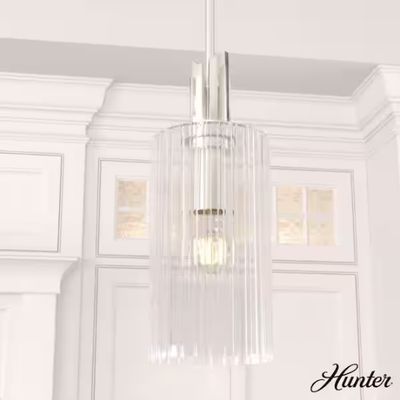 Gatz 1-Light Brushed Nickel Island Mini Pendant