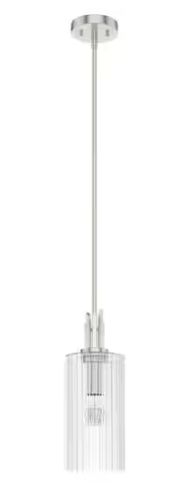 Gatz 1-Light Brushed Nickel Island Mini Pendant