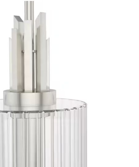 Gatz 1-Light Brushed Nickel Island Mini Pendant