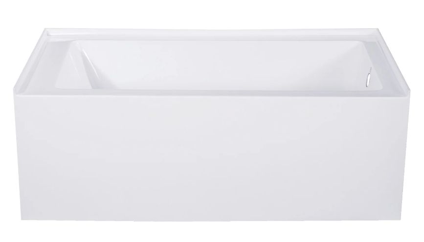 Kingston Aqua Eden 54" Acrylic Rectangular Right Hand Drain Tub