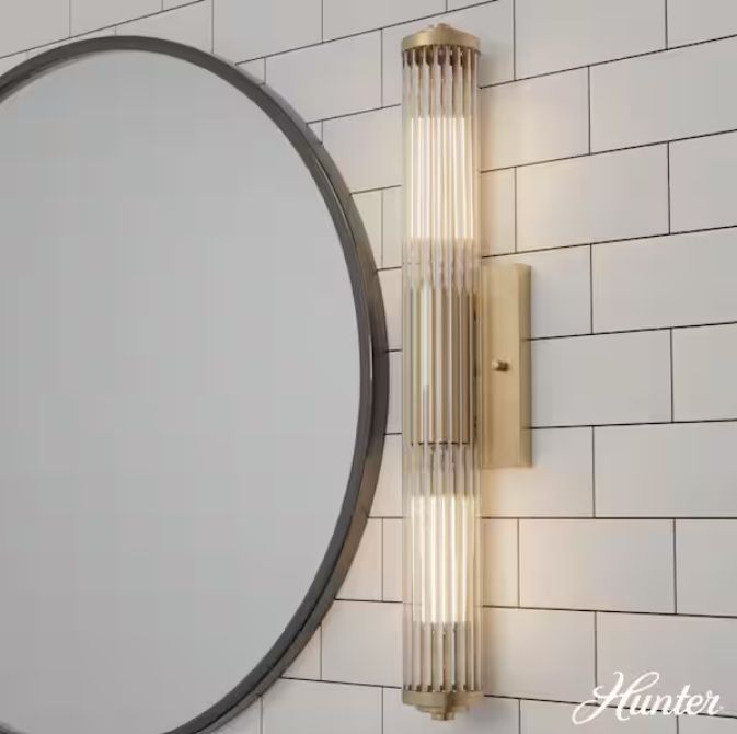 Holly Grove 24" 2-Light Alturas Gold Vanity Light