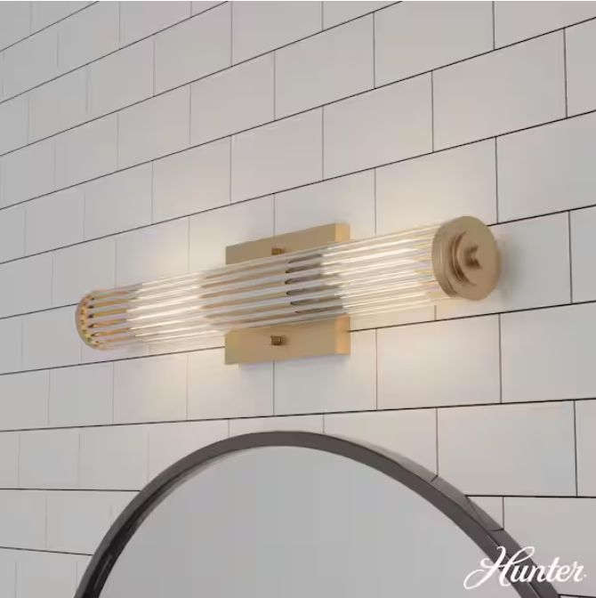 Holly Grove 24" 2-Light Alturas Gold Vanity Light