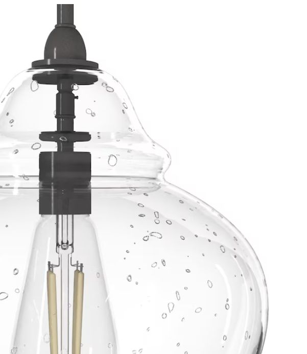 Dunshire 1-Light Noble Bronze Medium Hanging Pendant Light