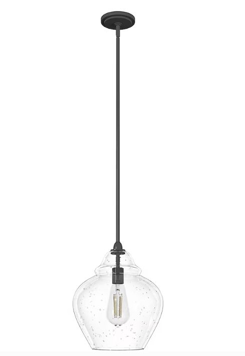 Dunshire 1-Light Noble Bronze Medium Hanging Pendant Light
