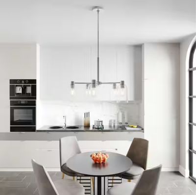 Lochemeade 5 Light Brushed Nickel Chandelier