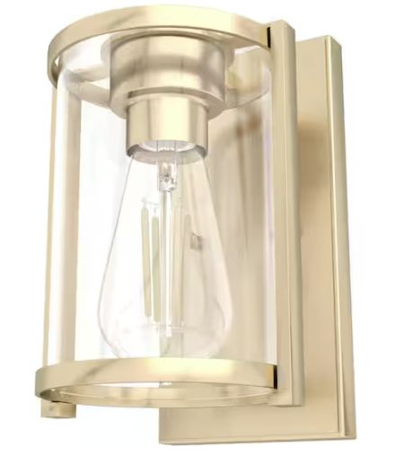 Astwood 1-Light Alturas Gold Wall Sconce Bathroom Light