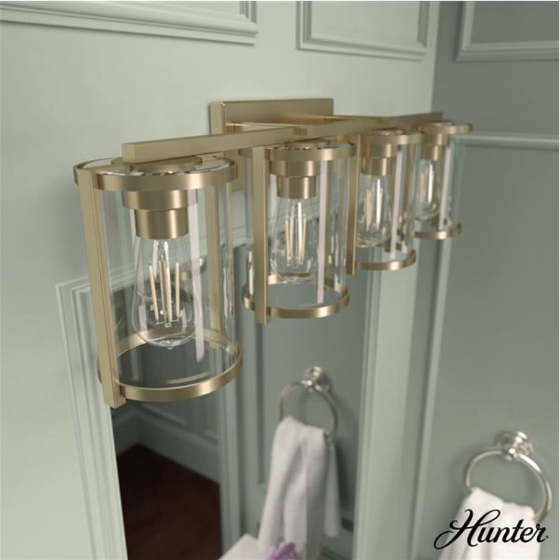 Astwood 1-Light Alturas Gold Wall Sconce Bathroom Light