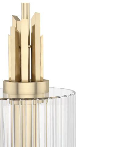 Gatz 1-Light Aturas Gold Modern Hanging Kitchen Island Light