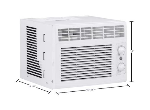 GE Small Room Window Air Conditioner (115 Volt, 5050 BTU)
