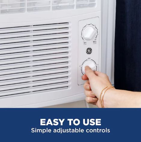 GE Small Room Window Air Conditioner (115 Volt, 5050 BTU)