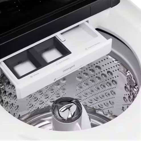 5.3 cu. ft. SMART Top Load Washer in Alpine White with Agitator, Easy Unload and TurboWash3D Technology