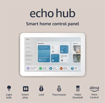 Amazon Echo Hub, 8” smart home control panel