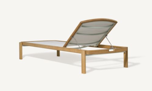 Cove Teak Stacking Sun Lounge