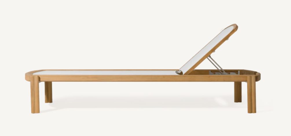 Cove Teak Stacking Sun Lounge