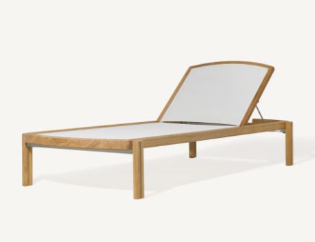 Cove Teak Stacking Sun Lounge