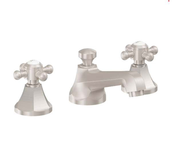 Satin Nickel Widespread Faucet 1702-SN, Color: Satin Nickel