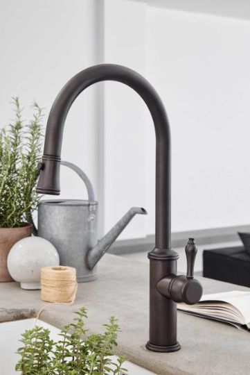 Davoli - Pull-Down Kitchen Faucet - Low Spout