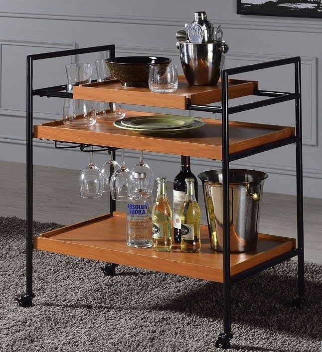 Oaken Serving Cart