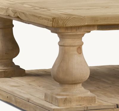 Balustrade Salvaged Wood Coffee Table