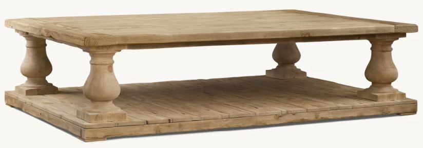 Balustrade Salvaged Wood Coffee Table