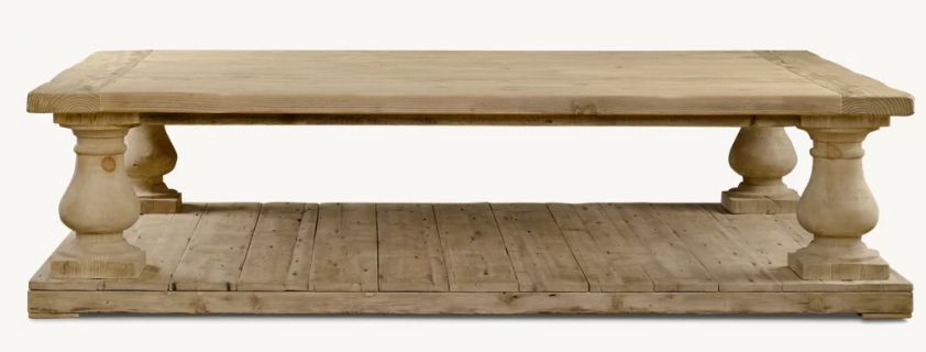 Balustrade Salvaged Wood Coffee Table