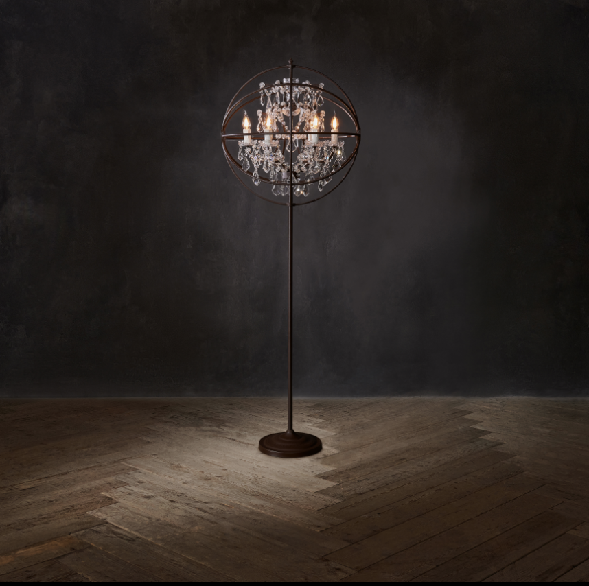 Gyro Crystal Floor Lamp
