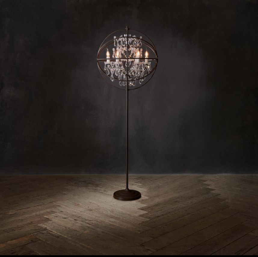 Gyro Crystal Floor Lamp