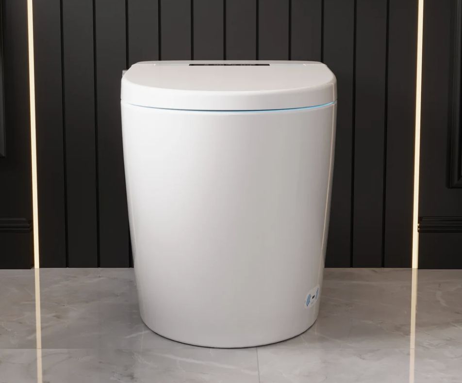 Smart   Bidet   Toilet   with   Micro-Bubble   Wash,   LED   Display