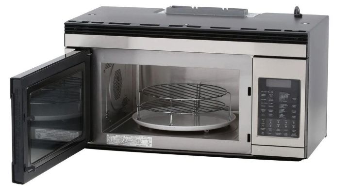 1.1 cu. ft. 850W Sharp Stainless Steel Over-the-Range Convection Microwave Oven