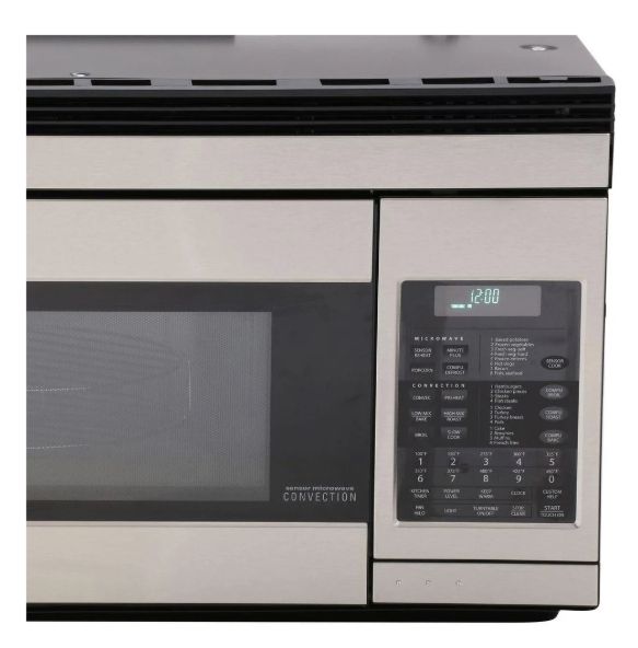 1.1 cu. ft. 850W Sharp Stainless Steel Over-the-Range Convection Microwave Oven