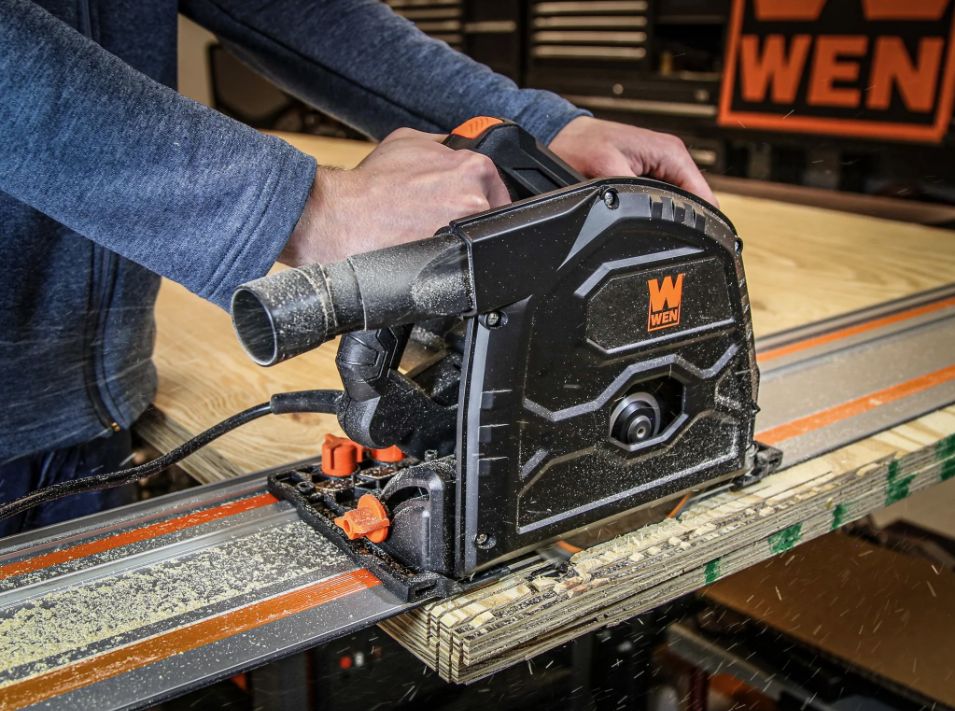 12-Amp 7-1/4-Inch Variable Speed Plunge Cut Circular Track Saw