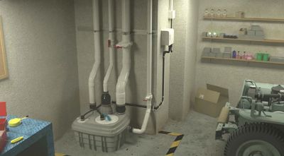 Sanicubic 1 VX Heavy Duty Simplex Vortex System